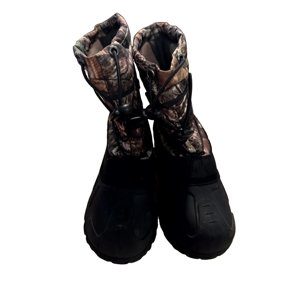 Itasca The Hound Pac 6527159 Boys 3 Brown Camo Mid Calf Waterproof Hunting Boots